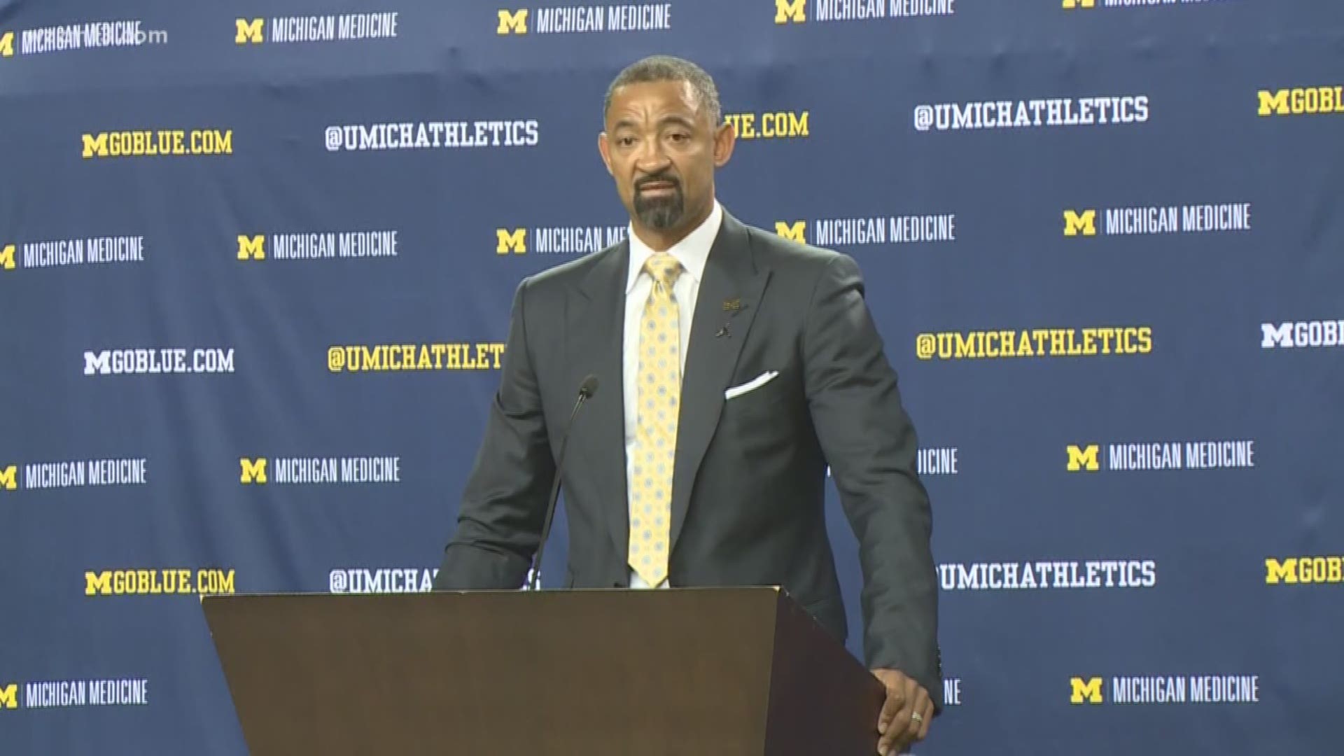 U-M introduces new hoops coach Juwan Howard