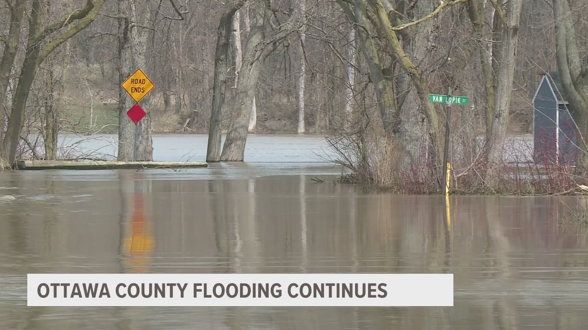 We saw footage from skydivers on how bad the flooding is this year.