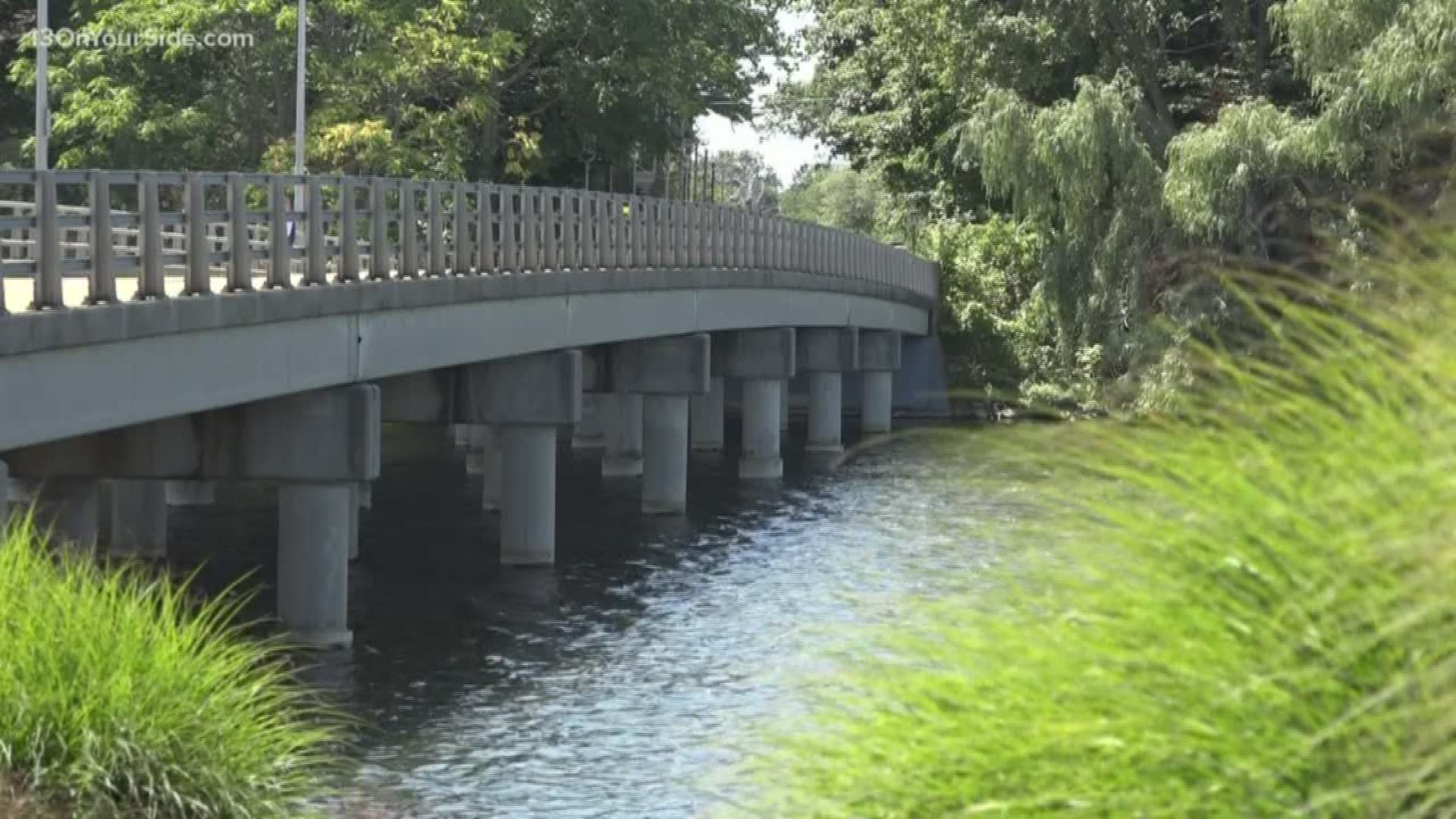 The city closed the bridge two months ago.