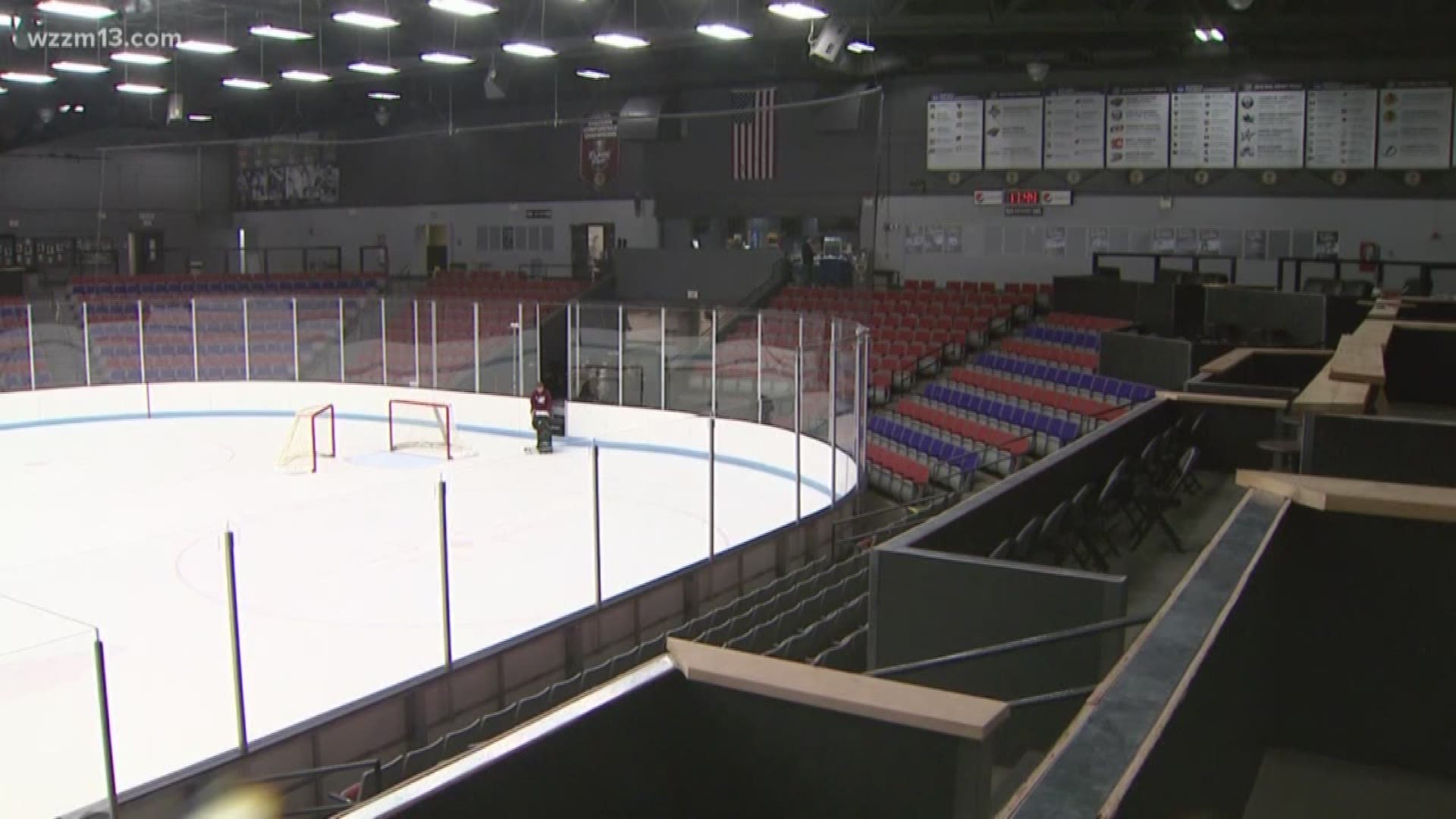 A look at the improvements at LC Walker Arena