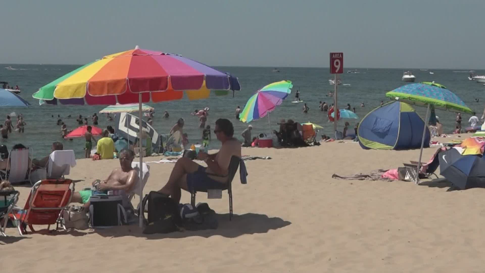 Health experts are pleading with beach goers this weekend to maintain social distancing and slow the spread of coronavirus.