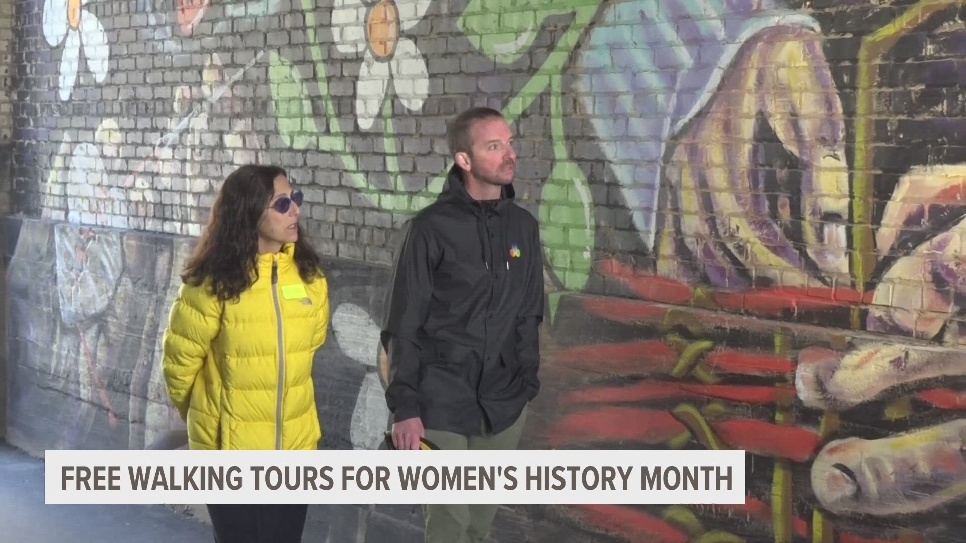 Grand Rapids is offering a walking tour of "Women's Way" for Women's History Month.
