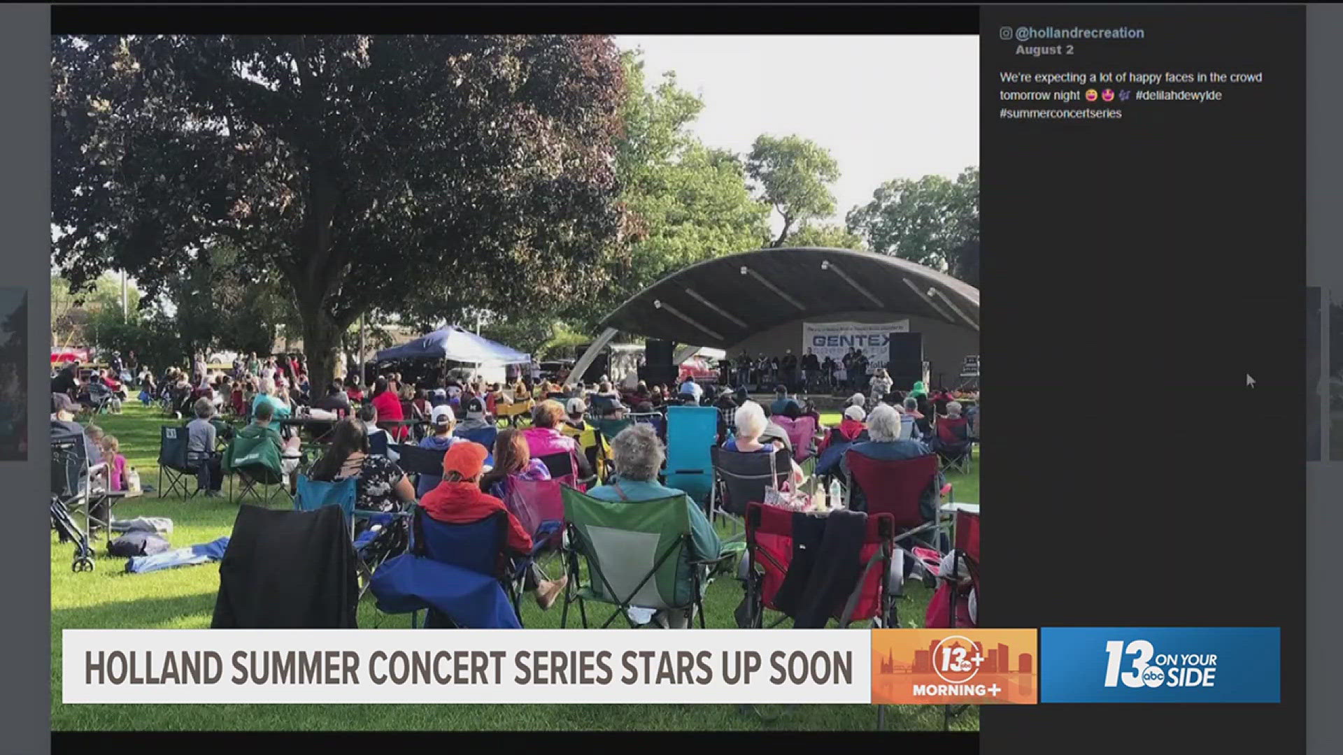 The series kicks off Friday, June 13. Concerts are held every Friday through Aug. 15.