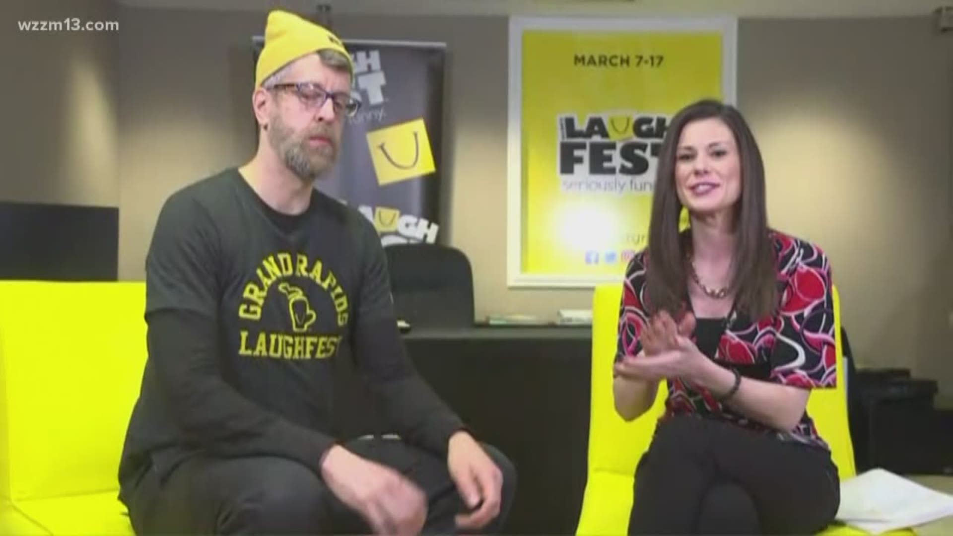 West Michigan's largest comedy festival is just three weeks away but you don't have to wait until then to get your laugh on. LaughFest Central opens Feb. 18th.