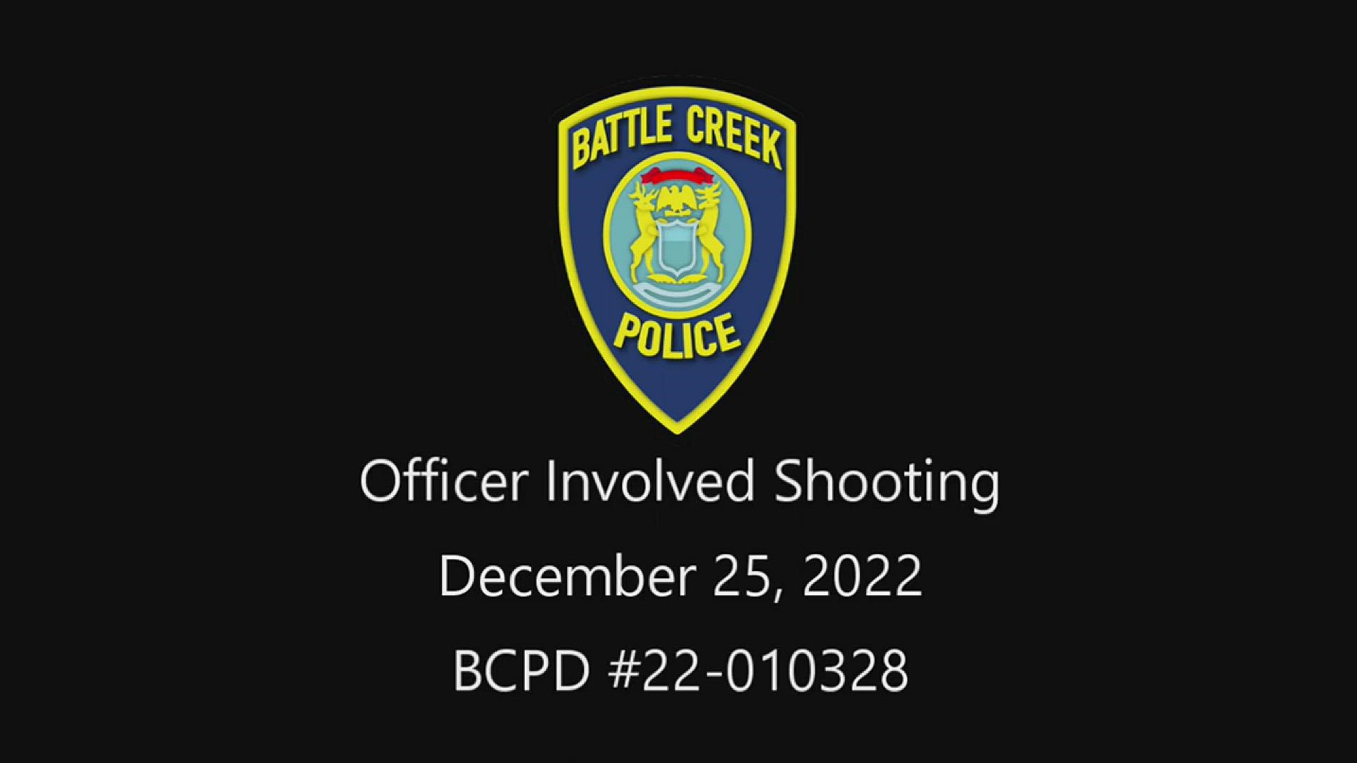 Battle Creek Police released bodycam video of officers shooting a man with a gun. WARNING: This video may not be suitable for all viewers.