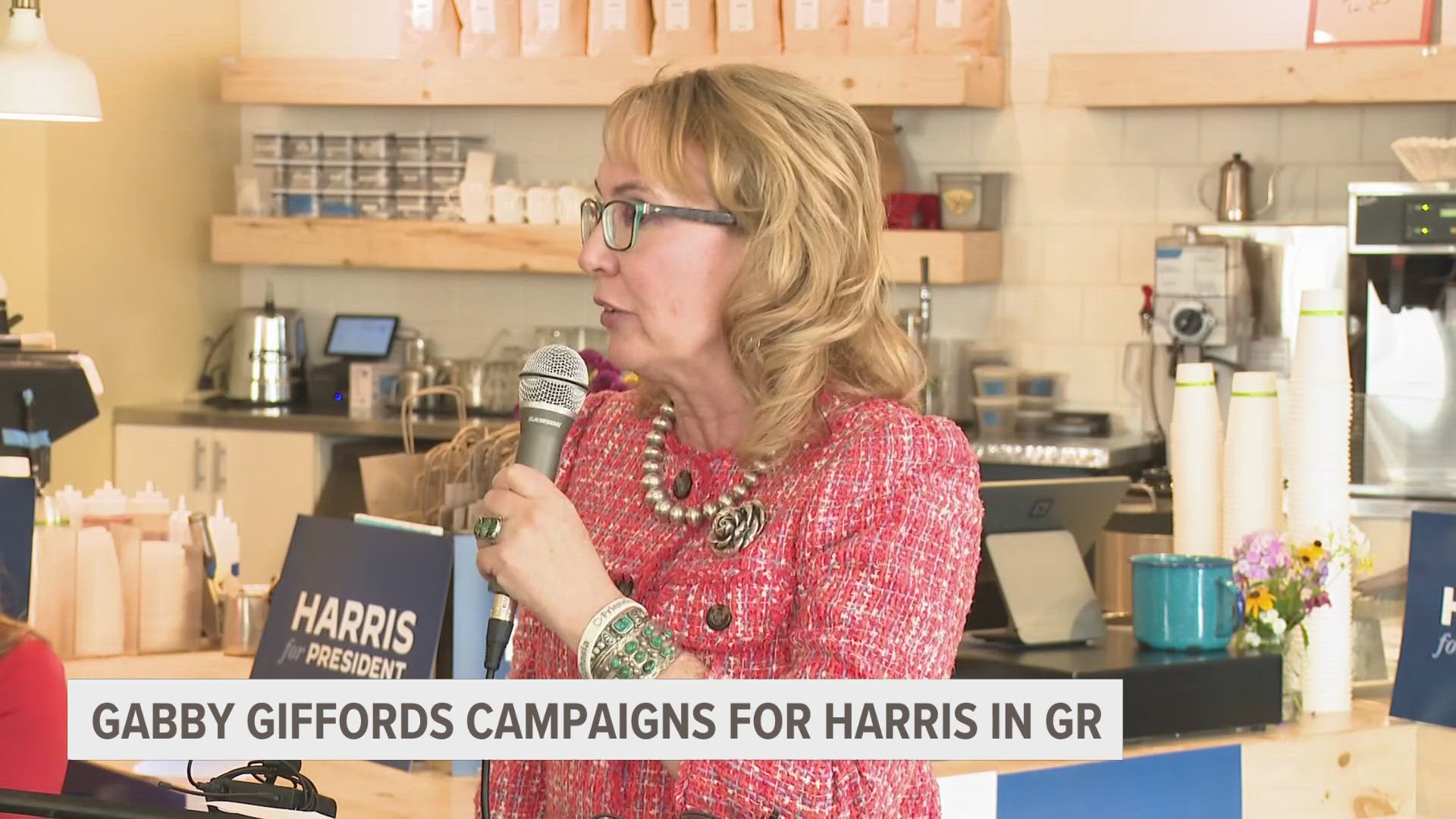 The event in GR was the second Harris for President event in the last two weeks.