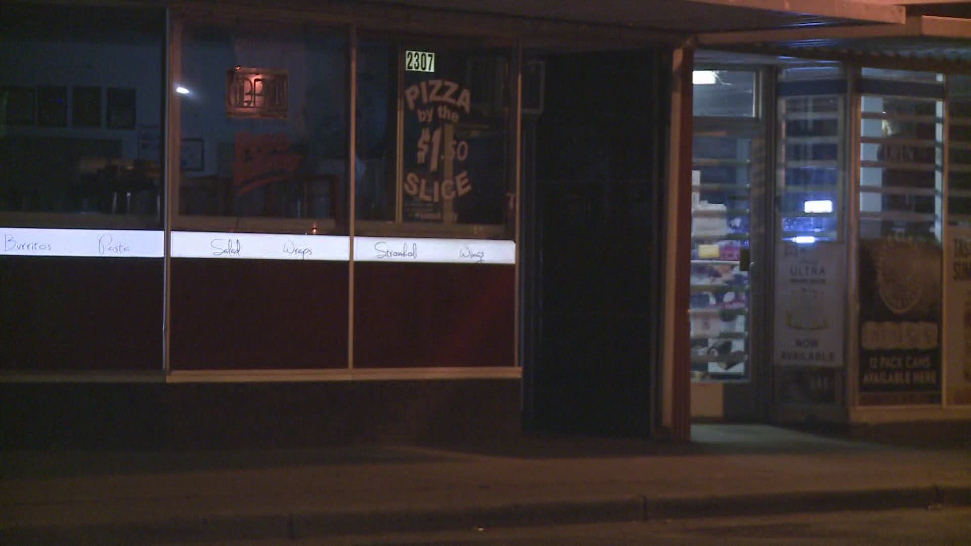 The incident happened at Lombardo’s Pizzeria on Lee Street.