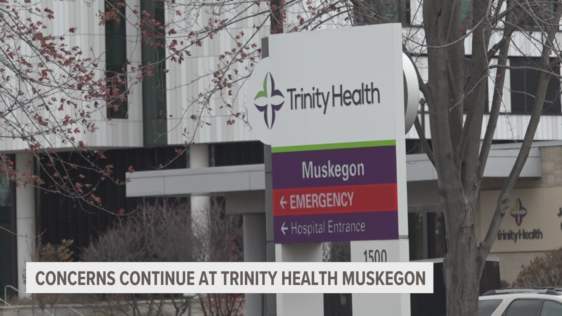 A Muskegon resident is upset by hospital wait times after he brought his 73-year-old mother to Trinity Health in Muskegon because she experienced a heart attack.