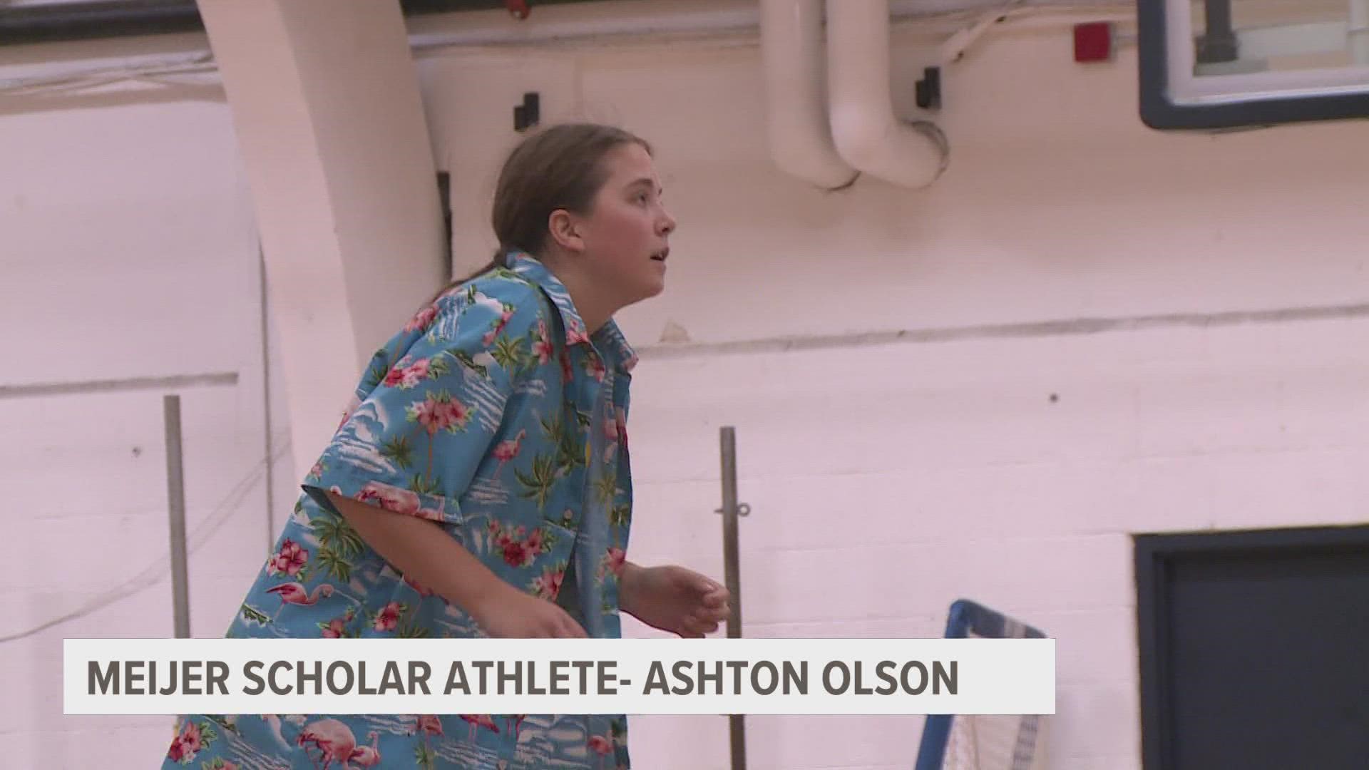 This week's Meijer Scholar Athlete is a do-it-all kind of person on the court, on the diamond and in the classroom.