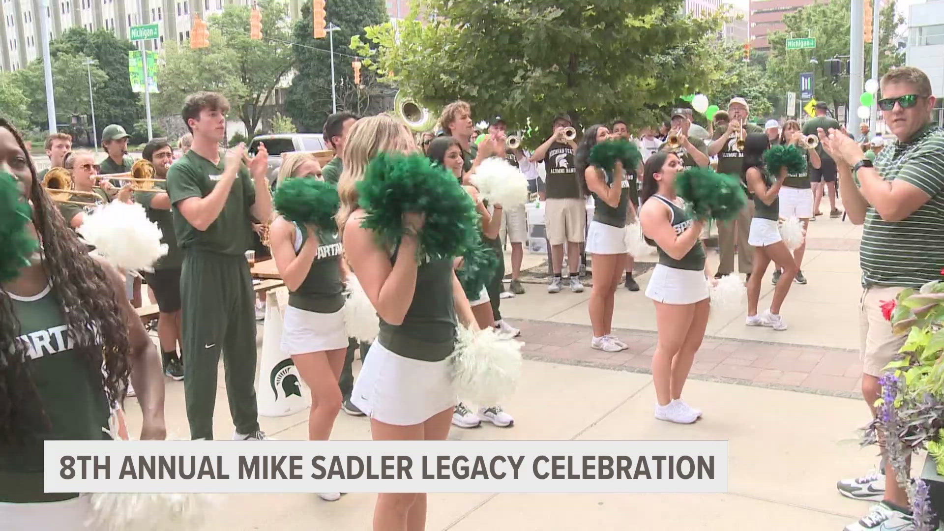 Sadler is a former MSU kicker who passed away in 2016 after a car crash.