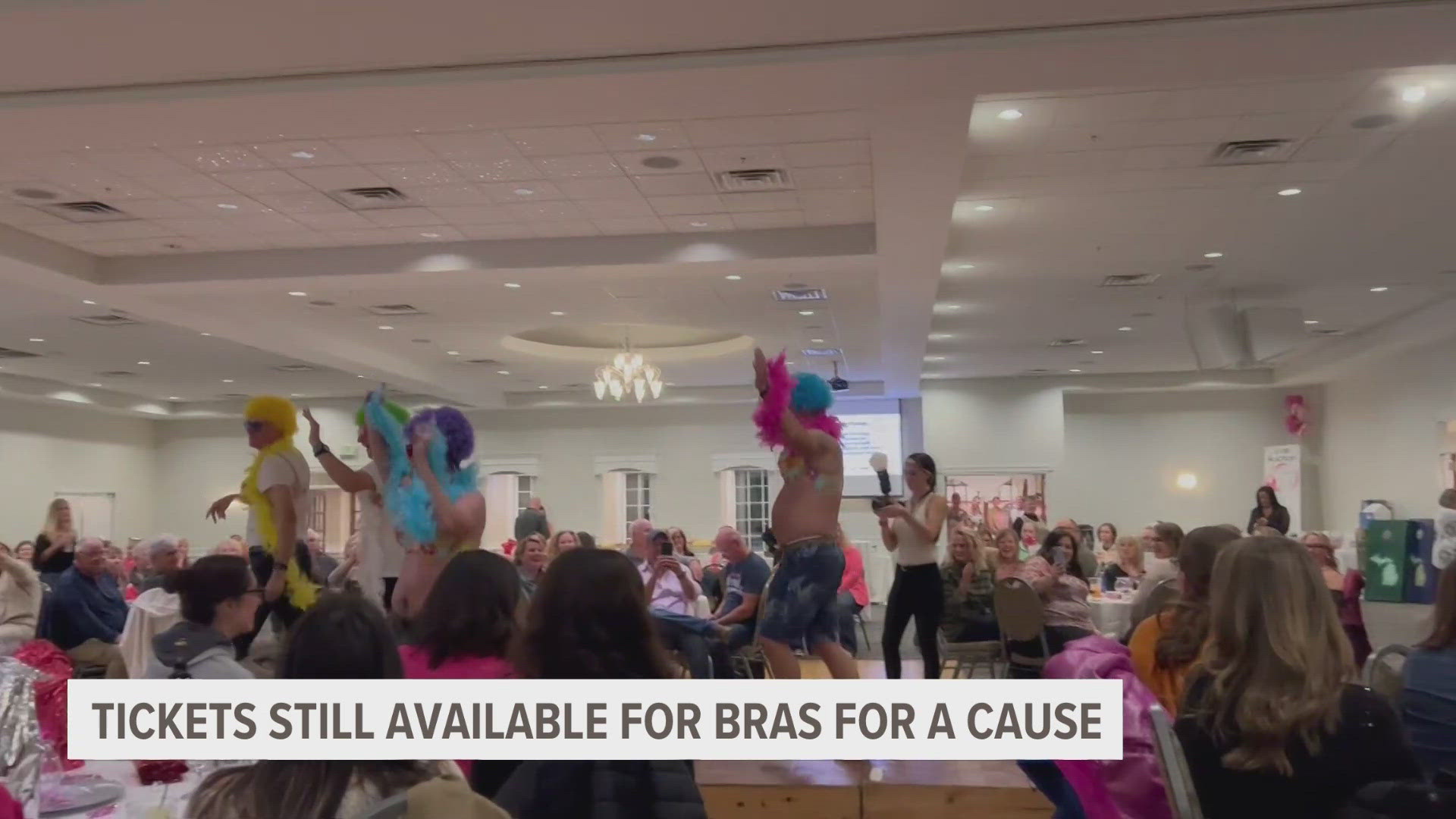 Tickets are still available for Bras for a Cause. There will be appetizers, cocktails, raffles and a silent auction.