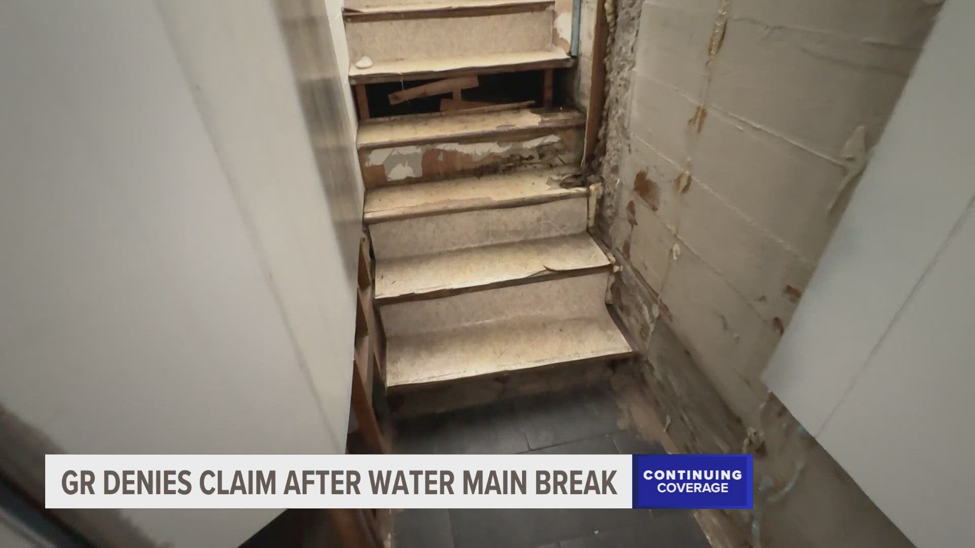 After a water main break back in June, neighbors near Philadelphia Avenue and Adams Street have been turned away by both insurance companies and the city.