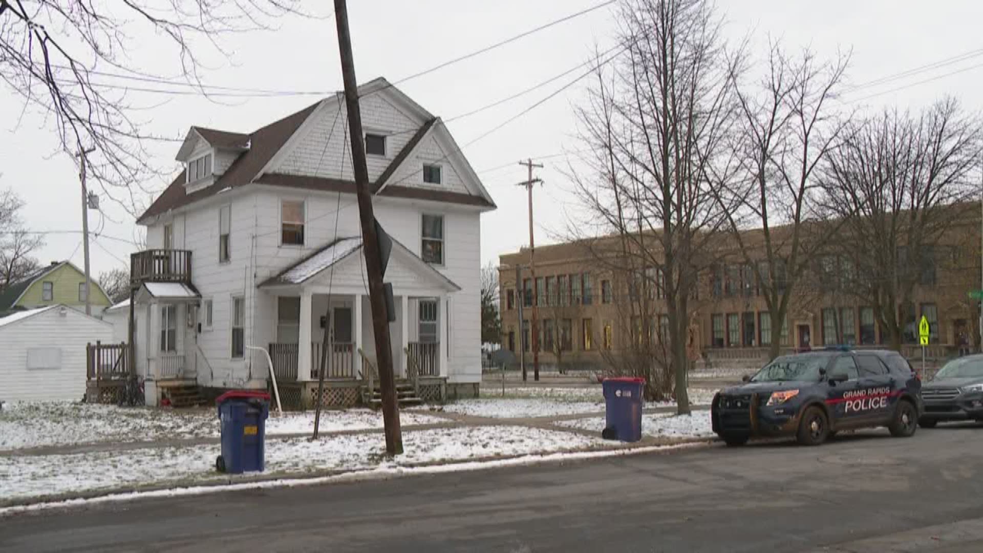 GRPD interviewed witnesses on the scene as part of their investigation.