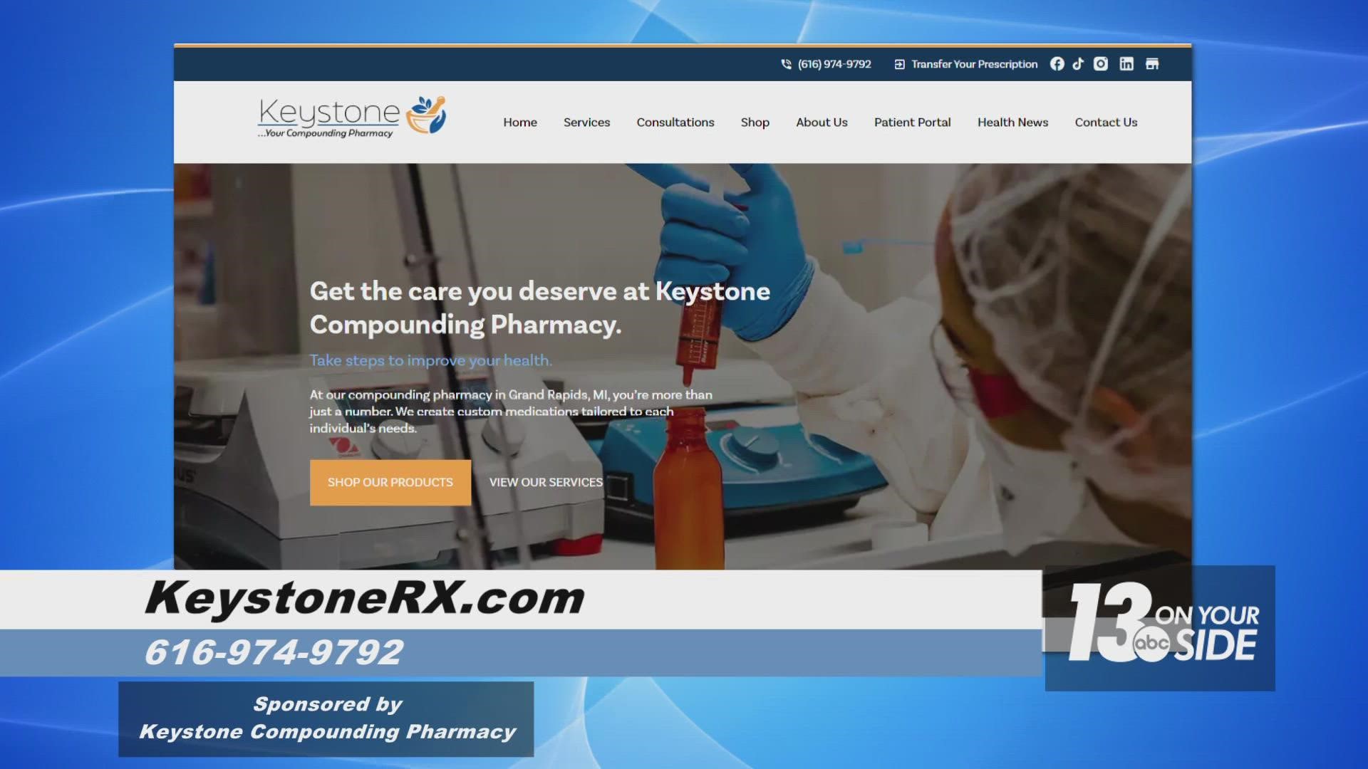Learn more about genomic testing by calling Keystone Pharmacy at 616-974-9792, or visit their website.
