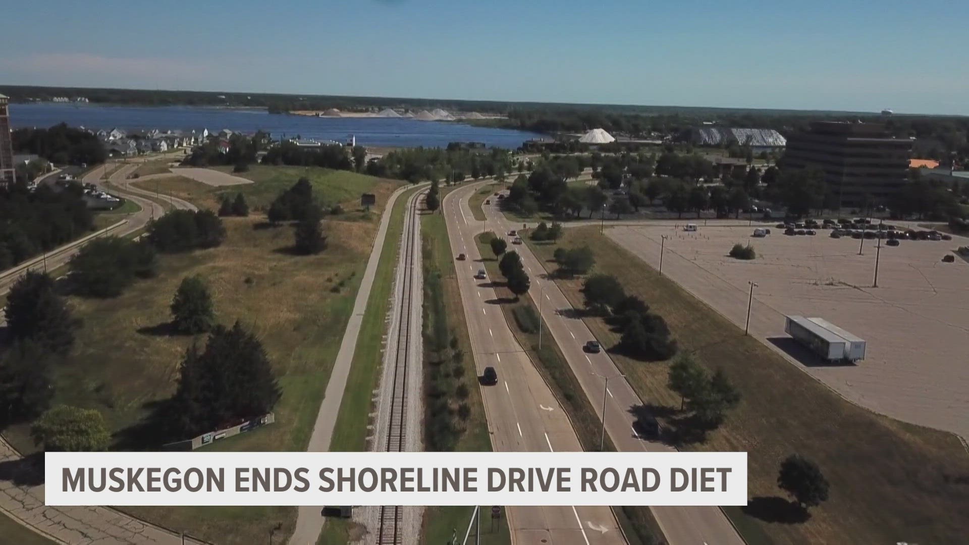 With the 'road diet' study now over on Shoreline Drive, the city says they will collect the data for potential future projects, while others voice concern.