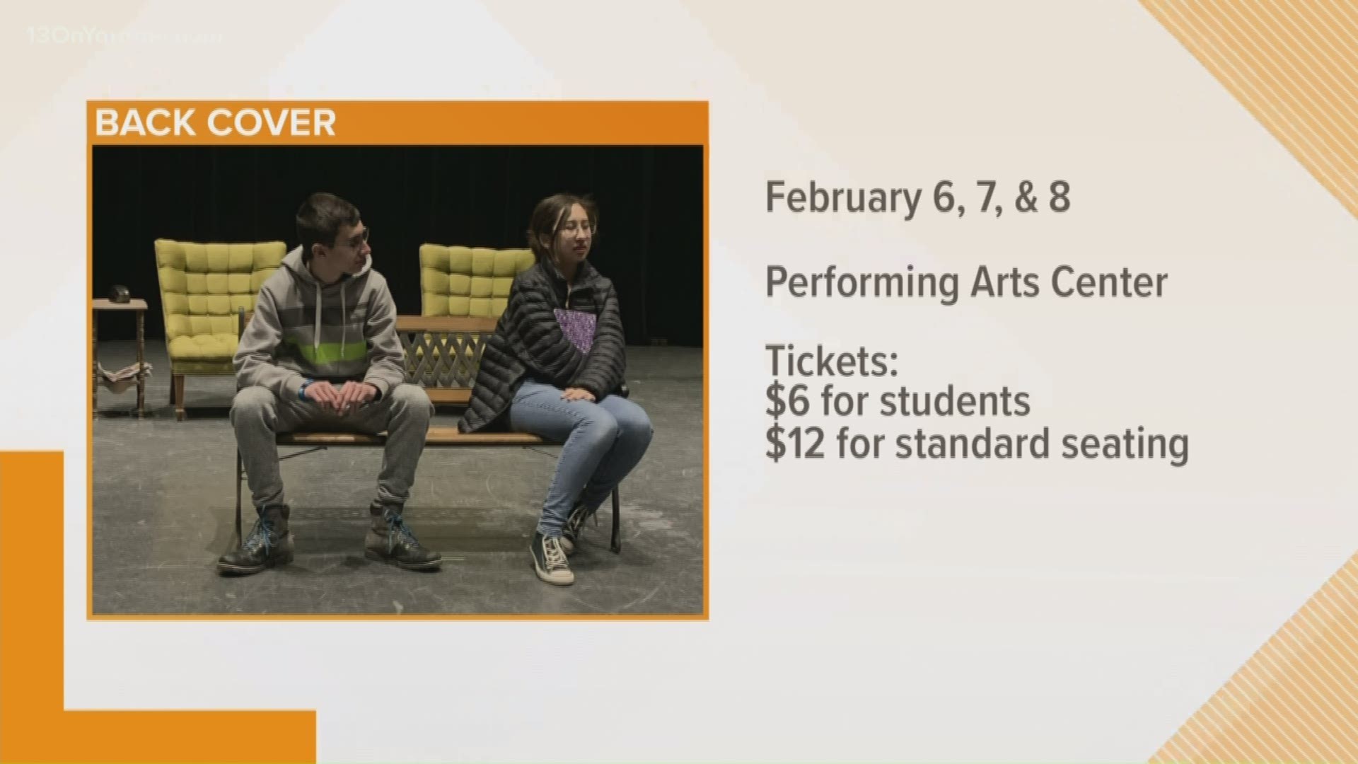 The students of East Grand Rapids High School invite you to their performance of Back Cover.