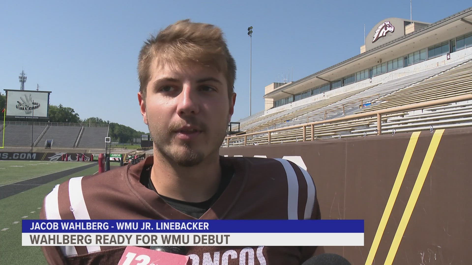 Jacob Wahlberg will be taking the field at Waldo Stadium for the first time, years after he first dreamt of coming there.