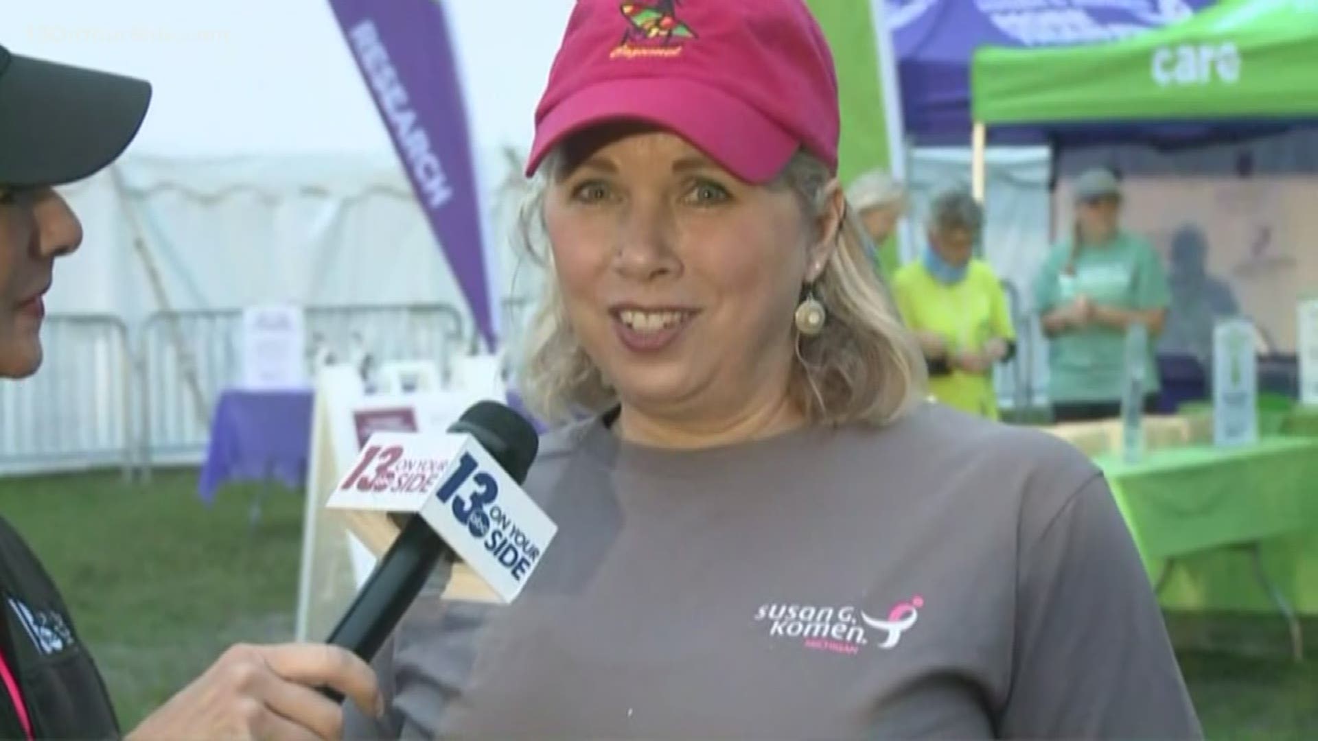 The More Than Pink Walk raises money for breast cancer research.