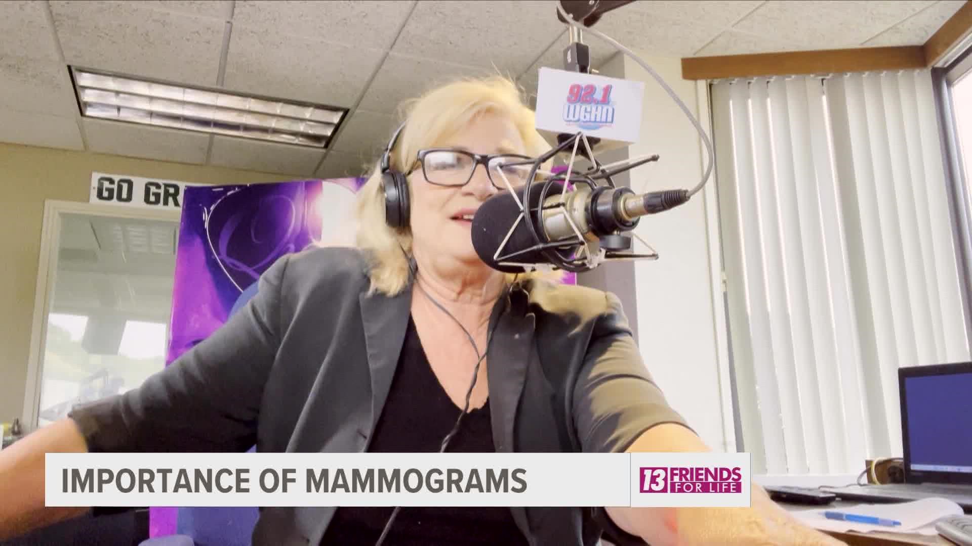 Long-time radio host of 93.1 WGHN Mary Ellen Murphy shares the importance of Mammograms after being diagnosed with breast cancer.