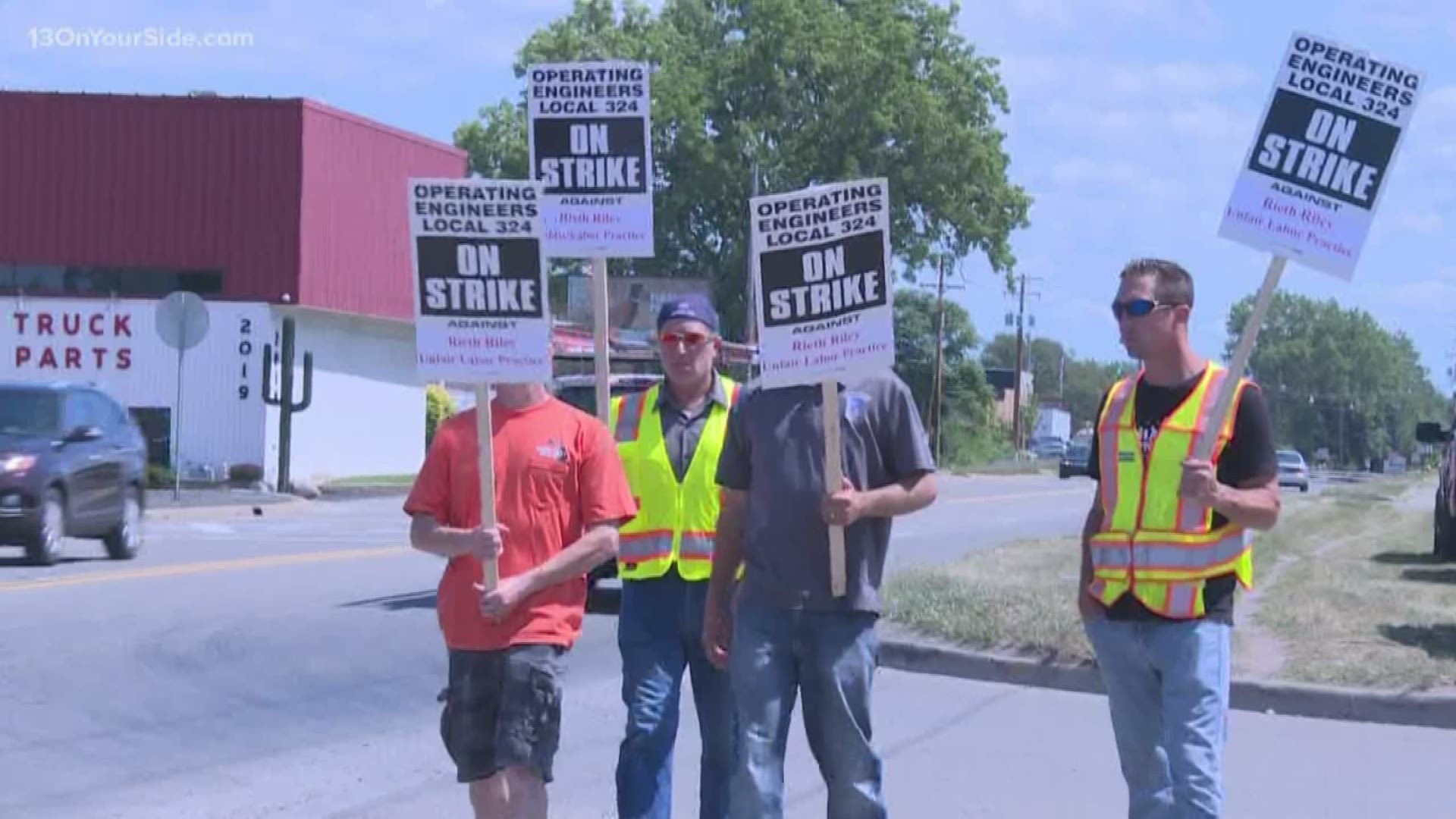 Leaders of the Kent County Road Commission say they don't know how long the strike will last.