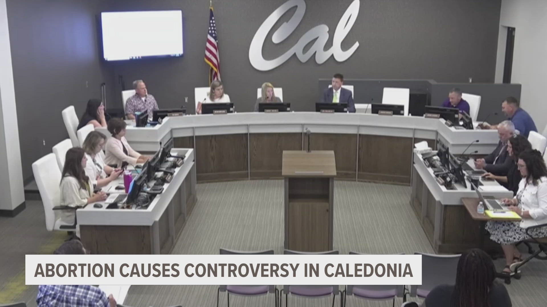 The Caledonia School Board has been debating a policy preventing school staff from discussing abortion.