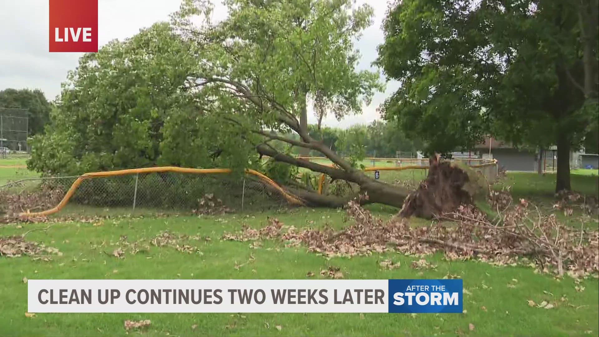 The city of Grand Rapids is still working to clean up debris from storms a few weeks back. Meteorologist Michael Behrens explains how they prioritize their efforts.