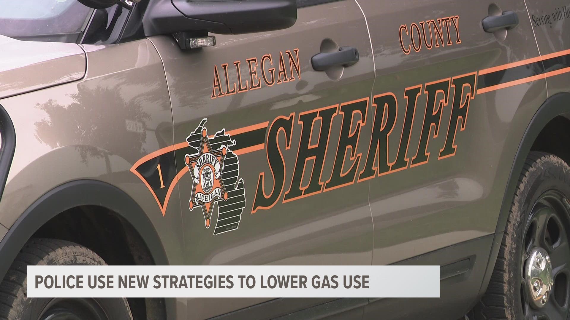 The average price for gas in West Michigan is around $5.19, and even law enforcement agencies are feeling pain at the pump.