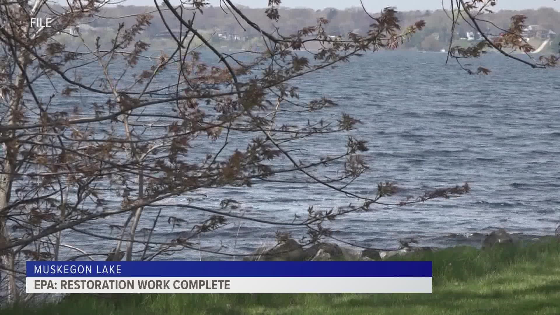 For years, the lake was polluted by heavy industry. Community leaders made the announcement that every action item on the cleanup list is complete.