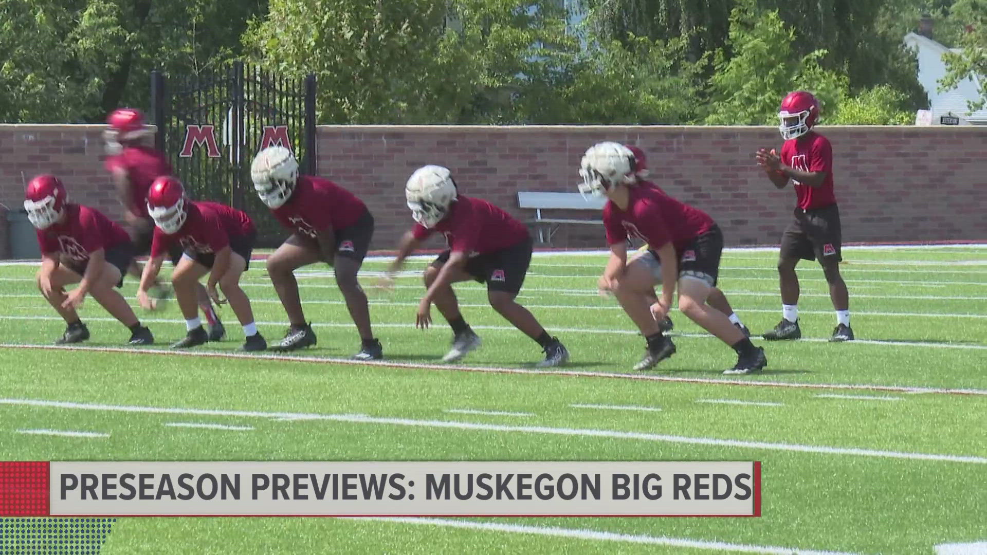 Taking a look at Muskegon High School's football team after taking home the Division II state title last year.