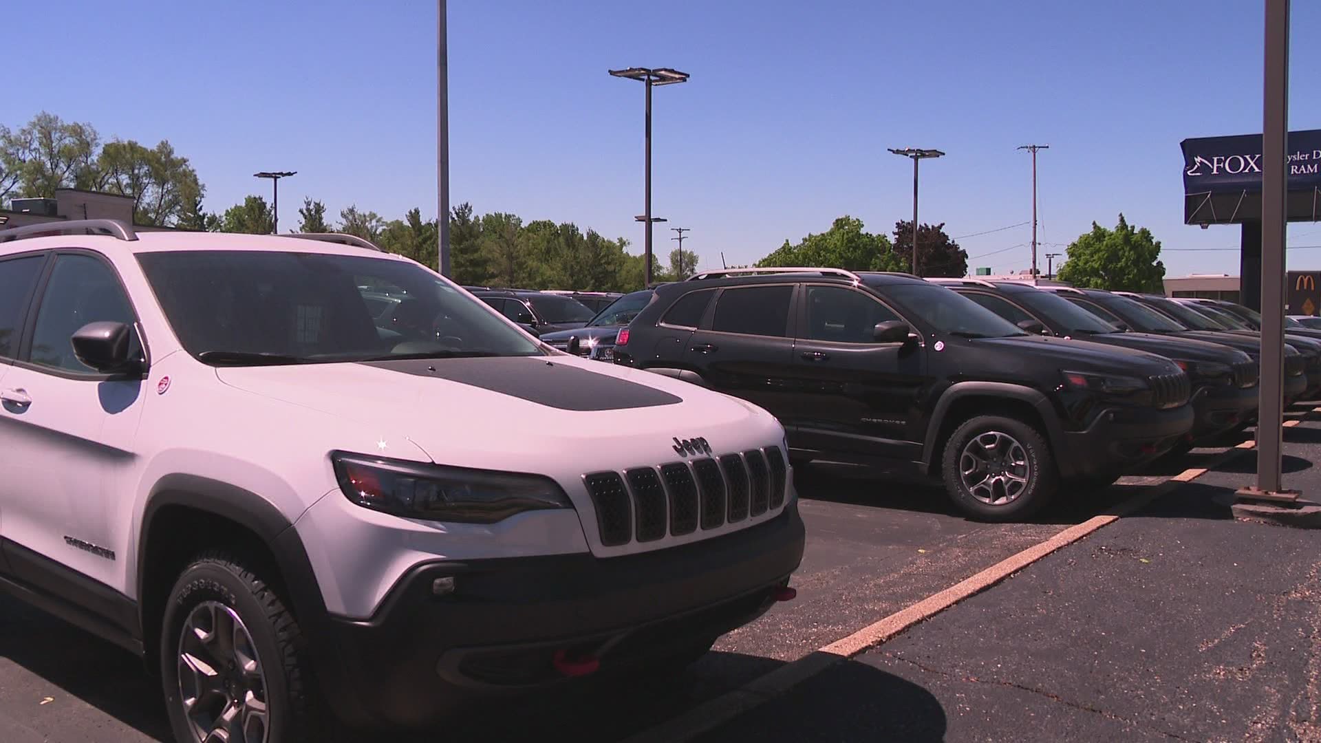 'Multiple' stolen vehicles recovered from break-ins at Grand Rapids dealerships
