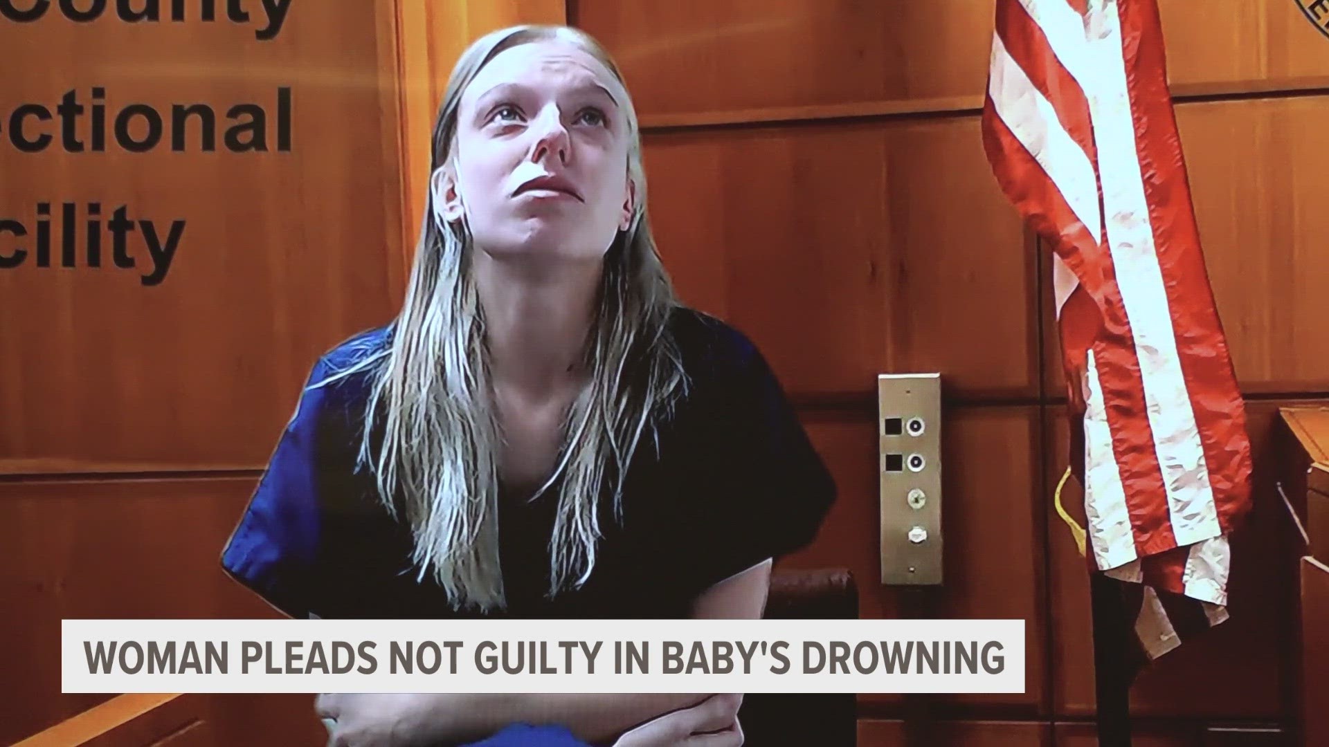 The mom was home alone with her baby at the time he died and throughout the investigation, police said she gave "varying stories" of what happened.