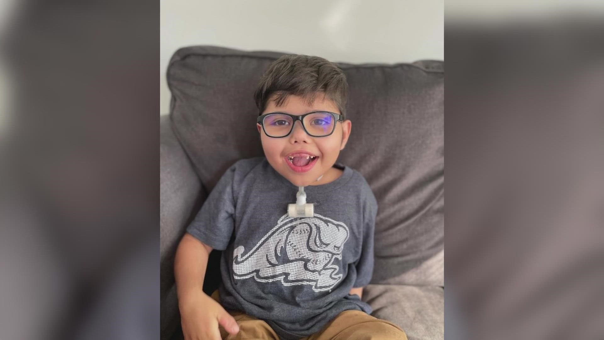 Alicia Moreno is looking for a kidney transplant for her five-year-old son Anderson, who's been on dialysis since 2017.