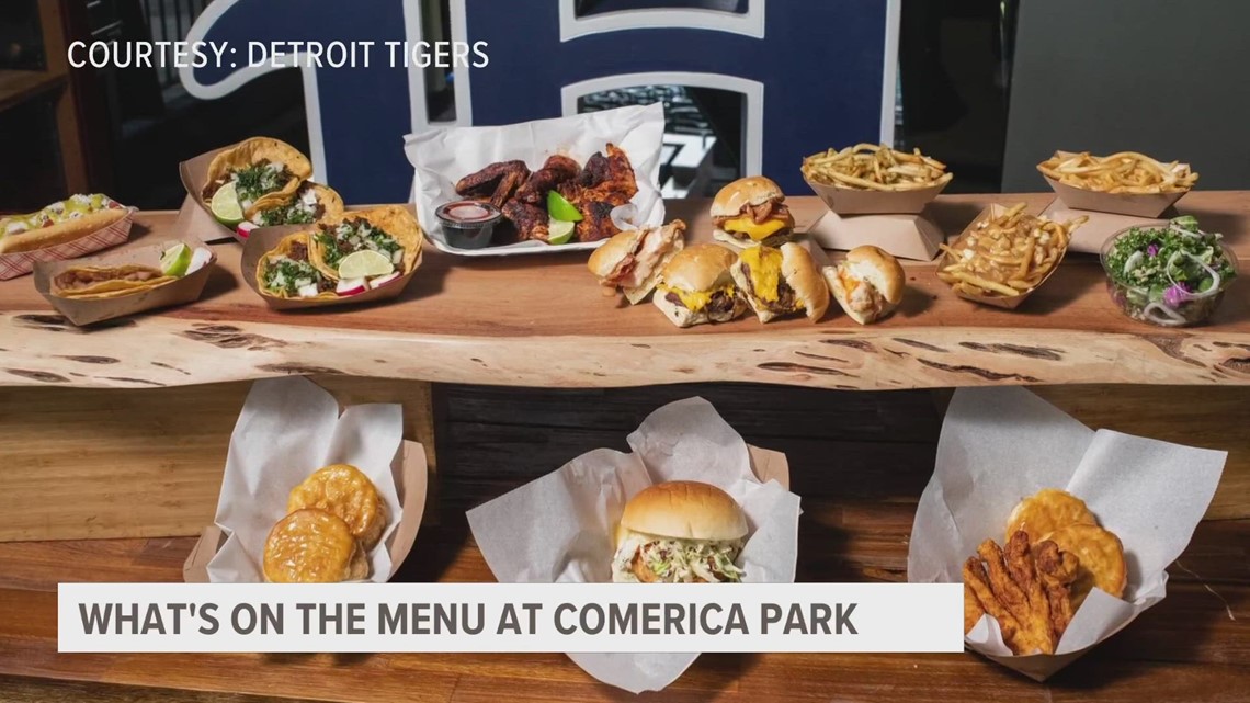 Check out the new food items at Comerica Park