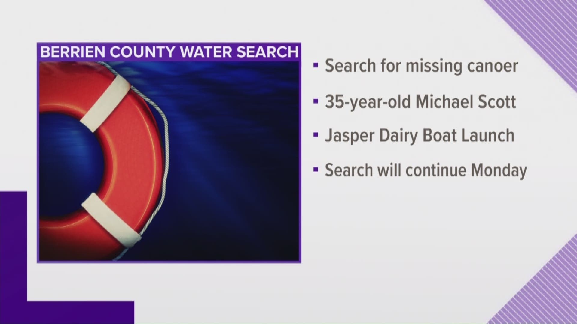 Authorities search for missing canoer