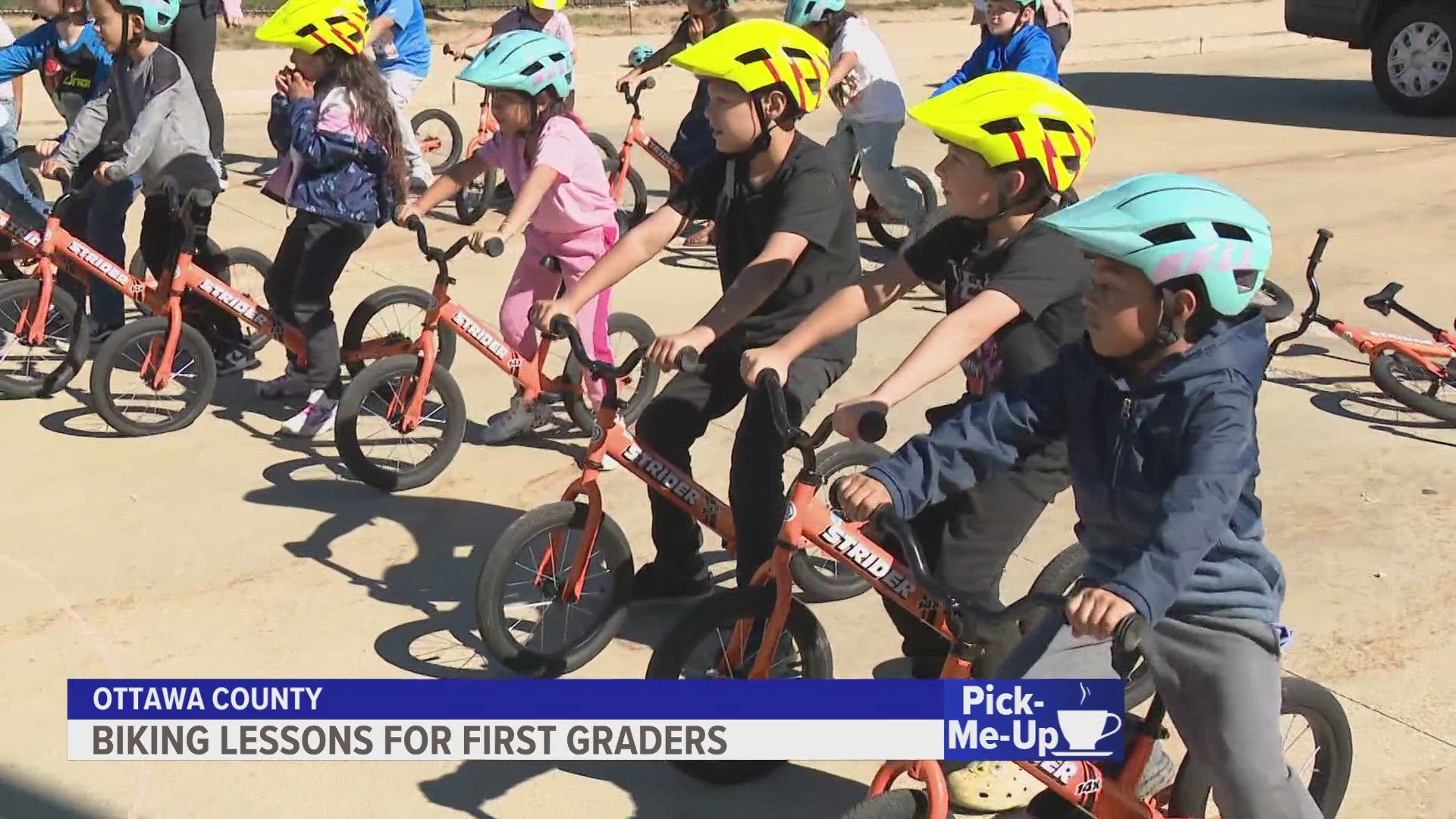 Velo Kids partnered with West Ottawa Schools to bring the program to all first graders in the district.