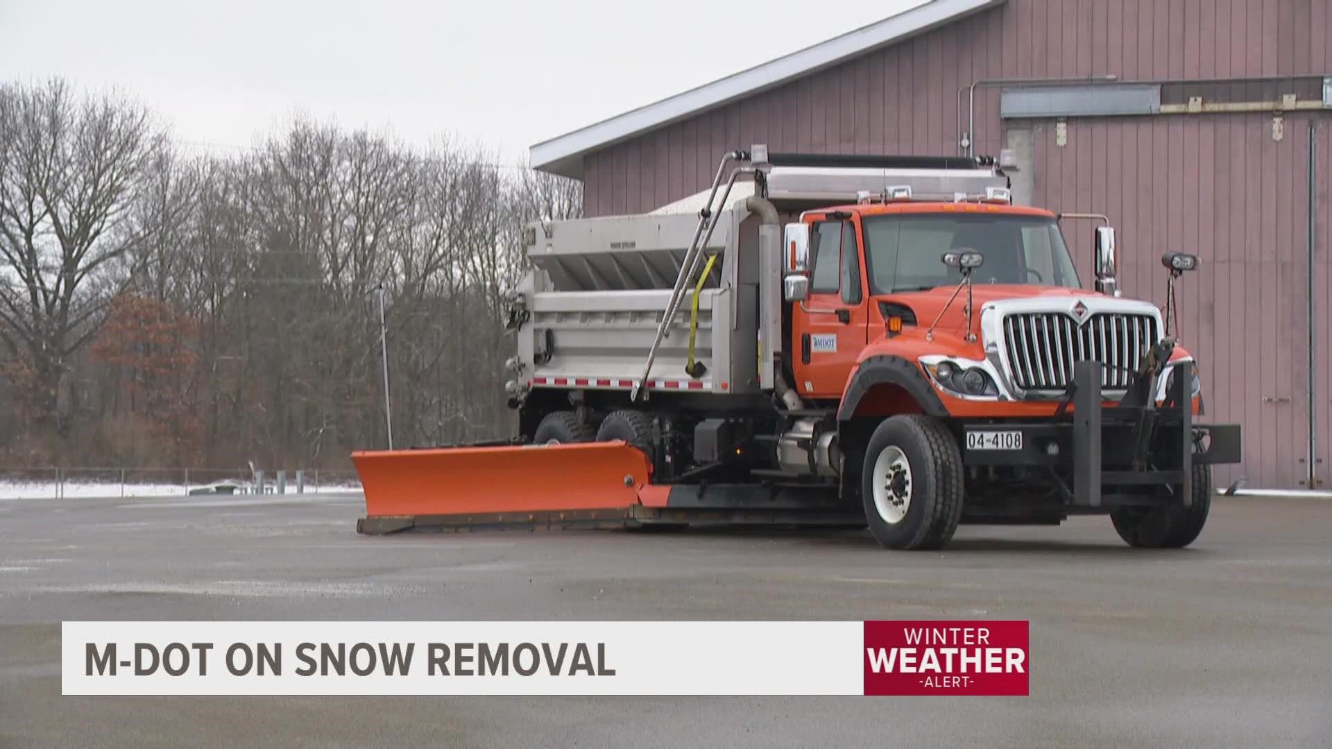 Drivers of snow plows and salt trucks will be working all night, trying to get ahead of the snow before the next round.