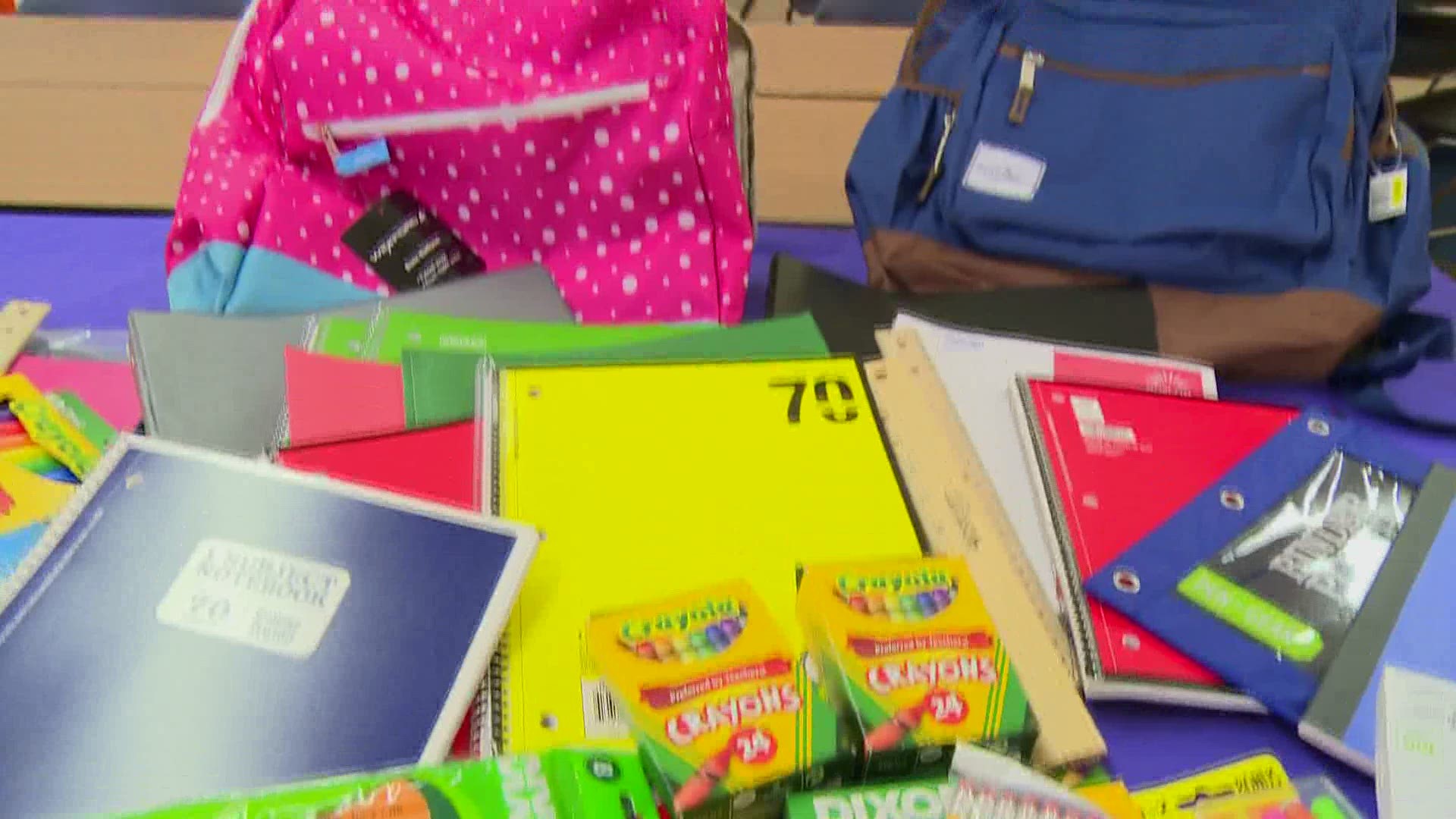 Organization collects school supplies for 400 Kent County children