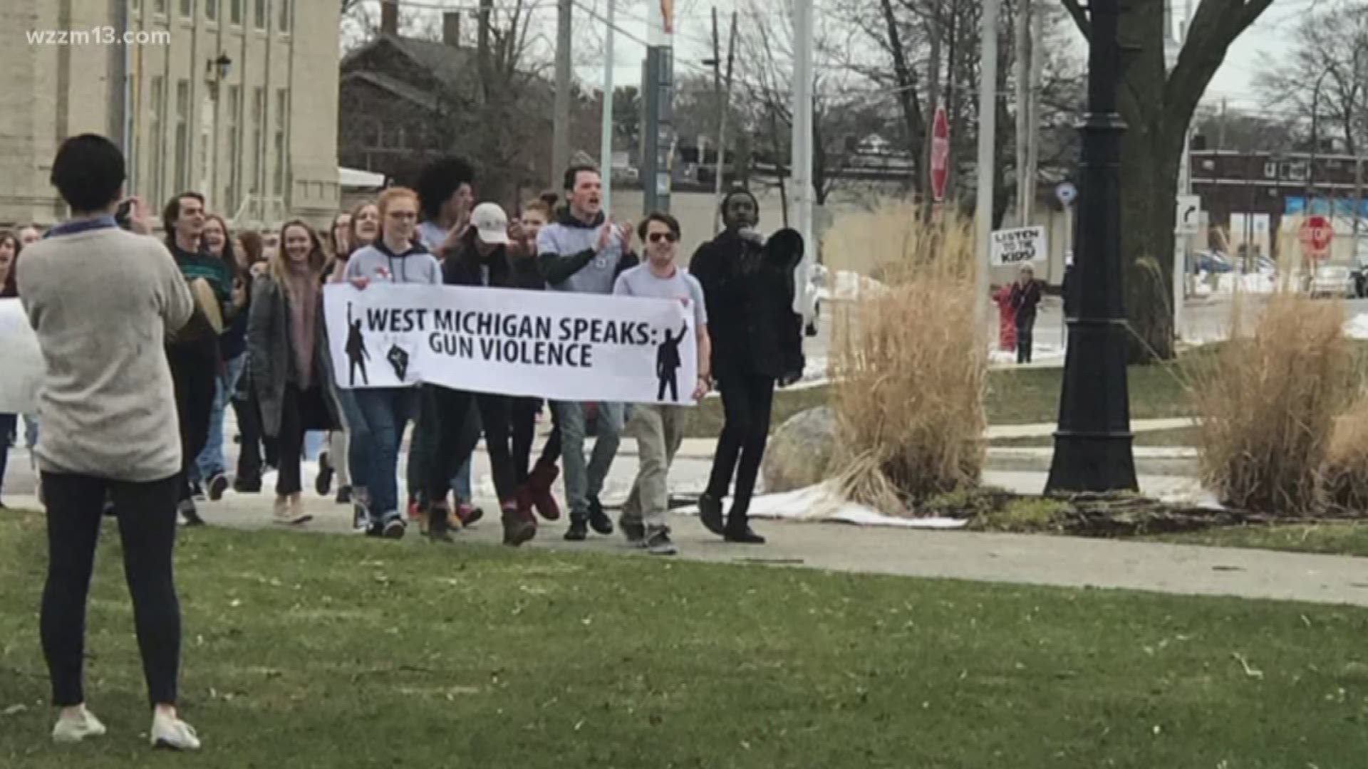 Muskegon students hold march