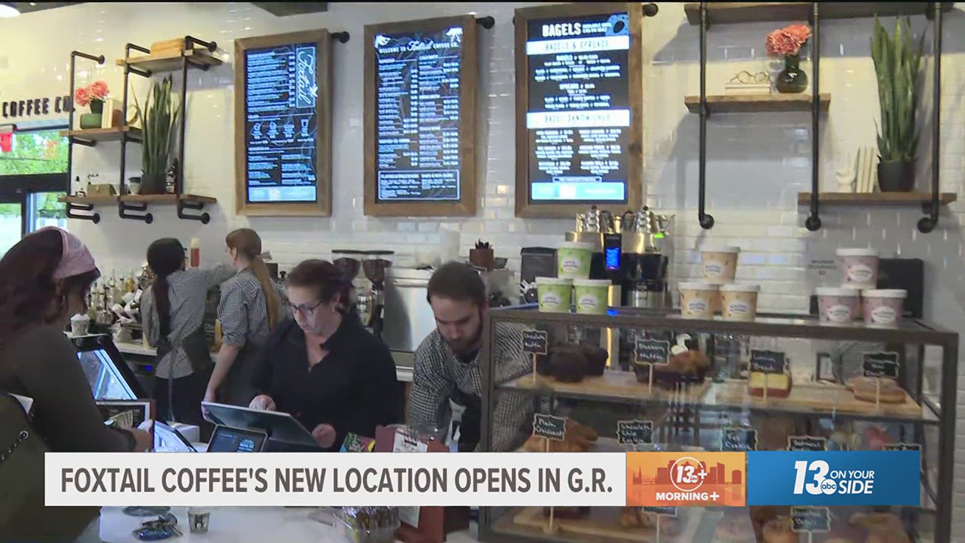 Foxtail Coffee celebrated their grand opening of their new location in Grand Rapids on Wealthy Street Wednesday morning.