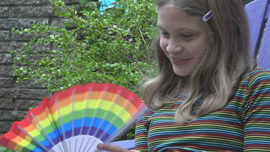12-year-old girl, mom plan neighborhood Pride parade