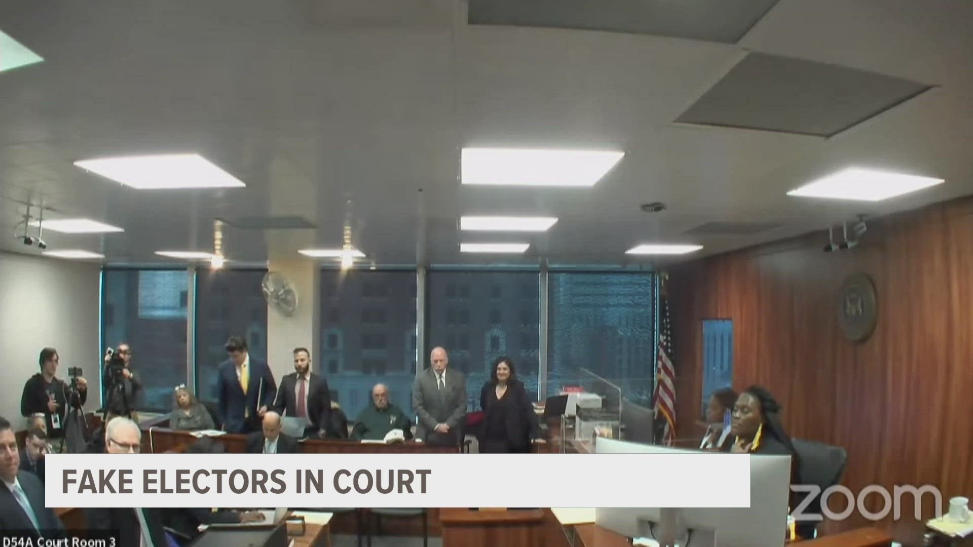 Several of the 15 people accused of being in a fake elector scheme during the 2020 presidential election had their preliminary hearing Tuesday.