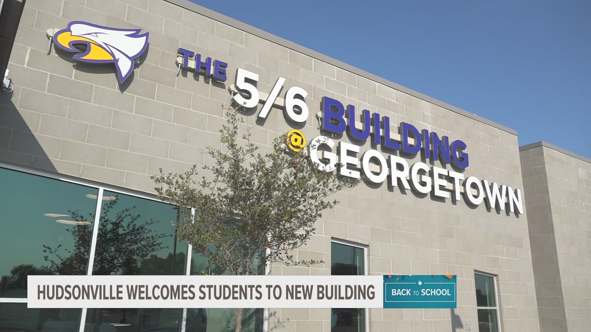 The new building will welcome over 600 fifth and sixth graders Monday morning.