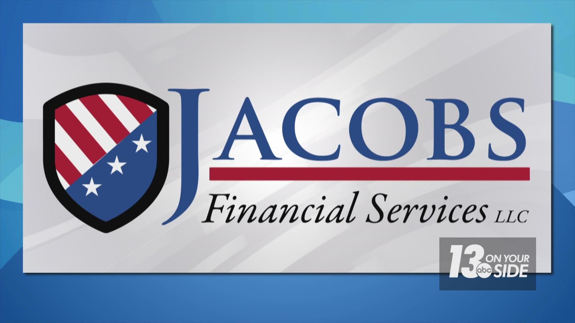 Tom Jacobs from Jacobs Financial Services can help get you started on your retirement plan.