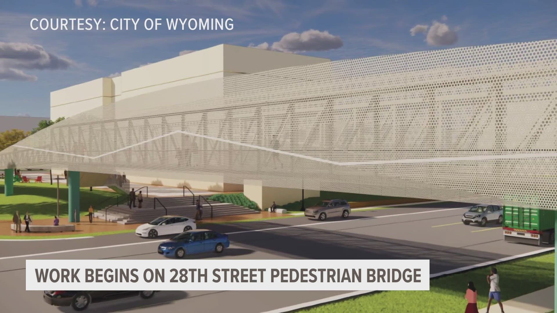 Through the bridge, the City hopes to improve safety above a major roadway and expand opportunities alongside its larger City Center project.