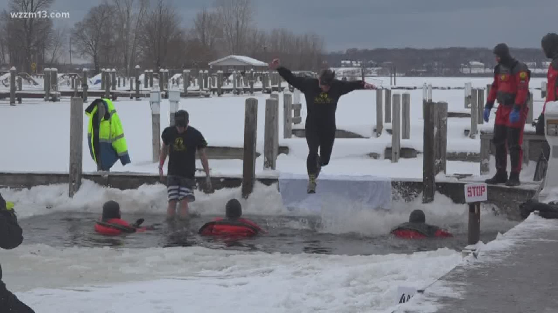 Polar Plunge in Muskegon raises money for Special Olympics Michigan