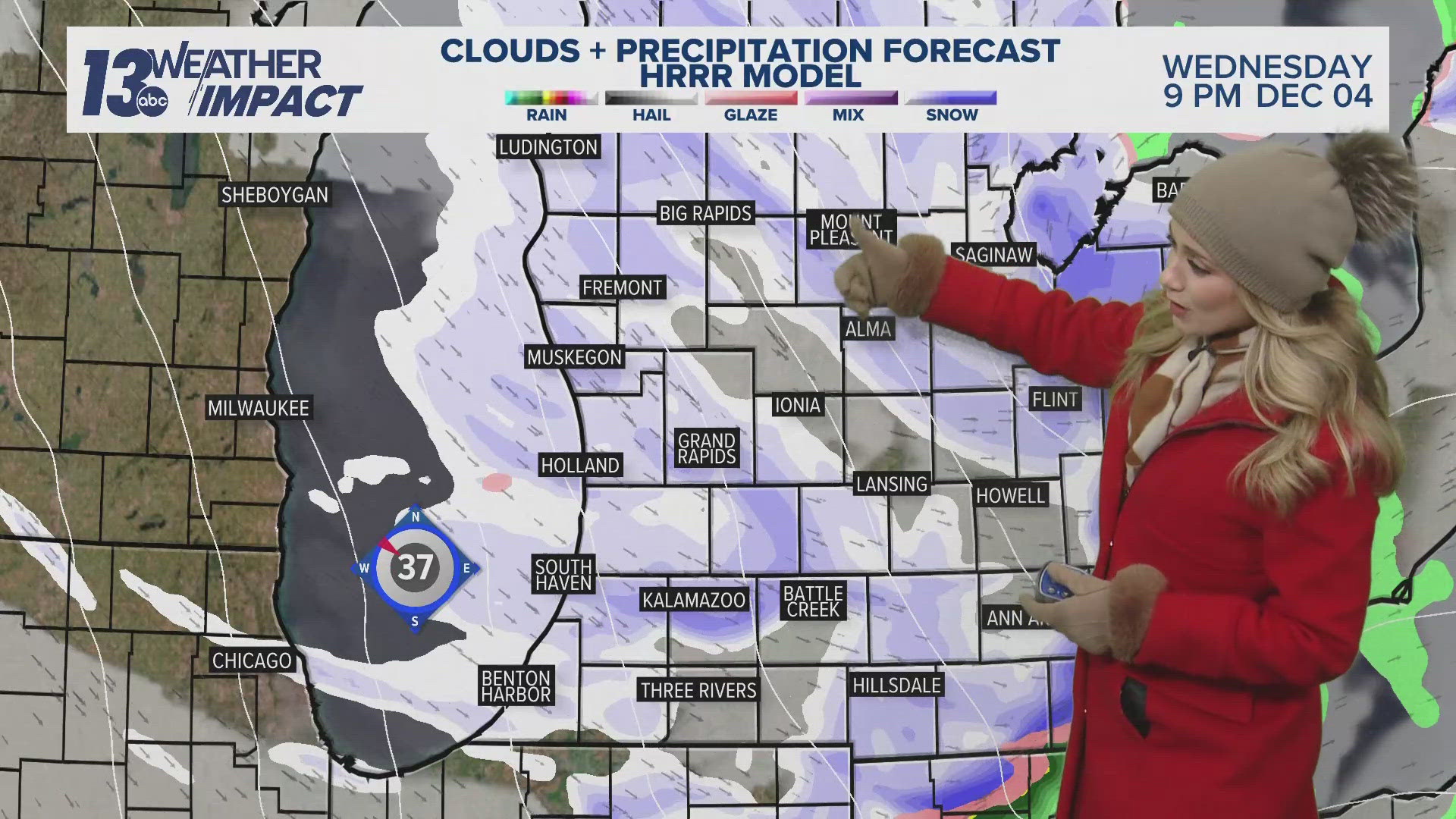 Winter Storm warnings have been issued for a vast majority of West Michigan because of these impacts.