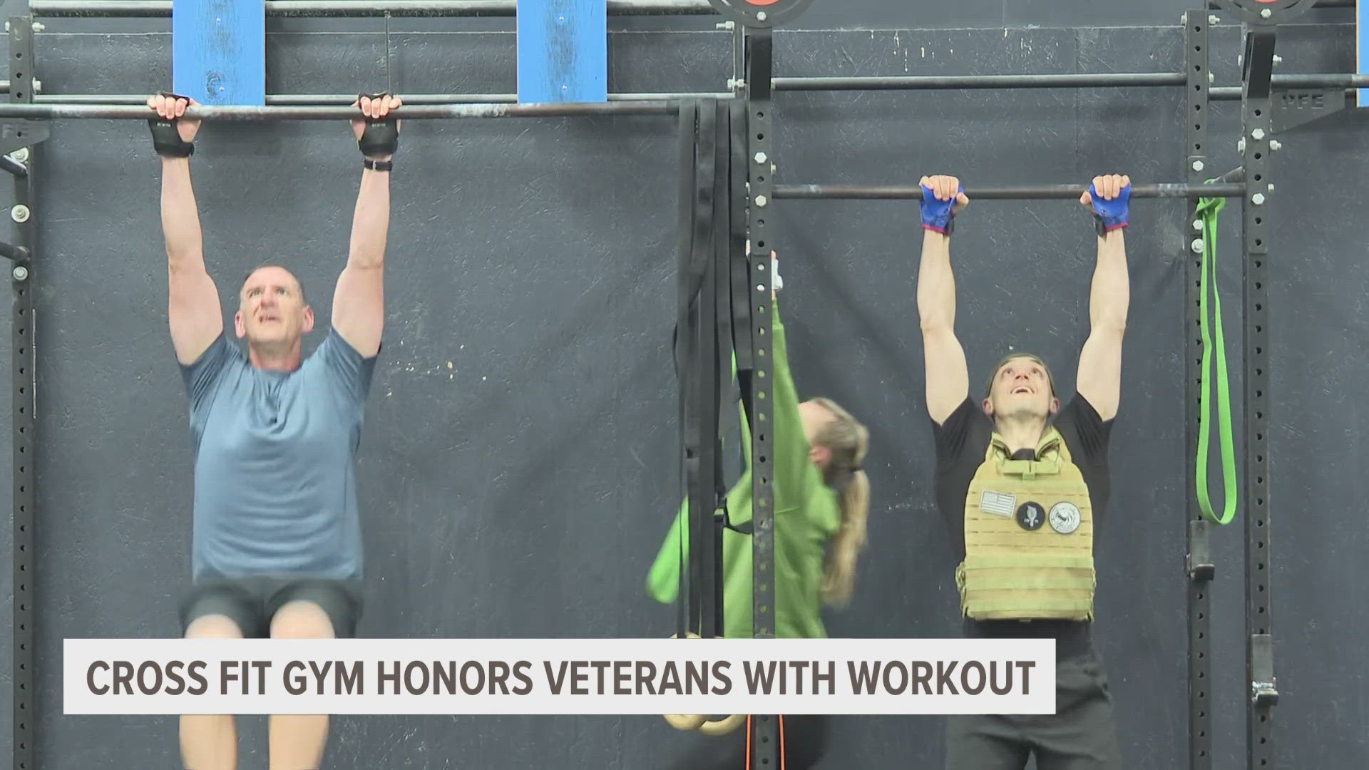 The workout consists of a one-mile run, 100 pull-ups, 200 push-ups, 300 air squats, and another one-mile run.