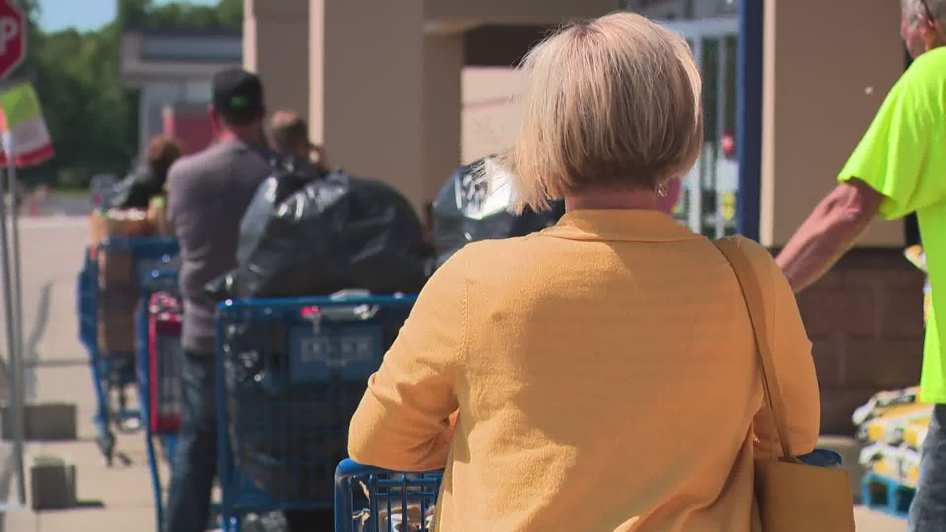 Can and bottle returns started back up today, across the state of Michigan.