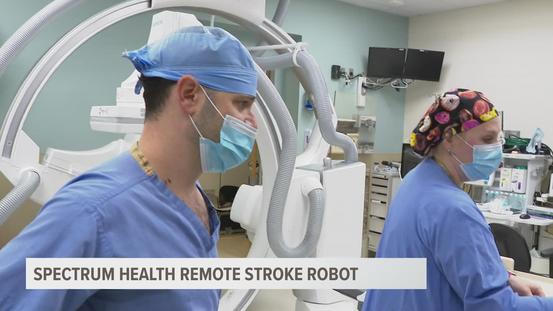 Spectrum Health's new stroke technology could lead to remote surgery for stroke patients.
