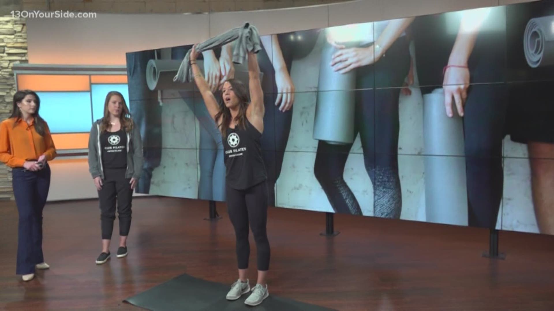 Pilates is a great way to get in shape, both mentally and physically. Representatives from Club Pilates came in to show us some easy at home moves you can try.